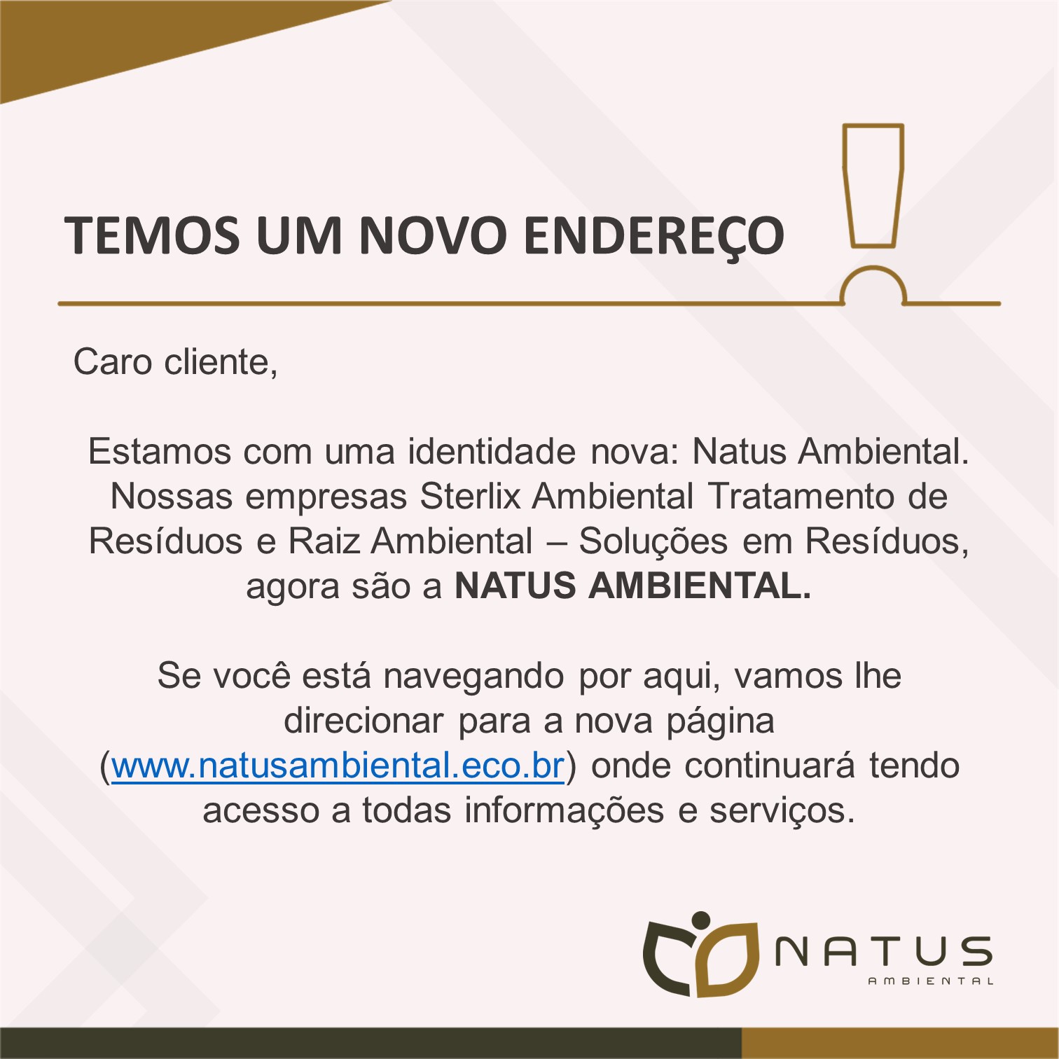 Comunicado Natus Ambiental - Sterlix